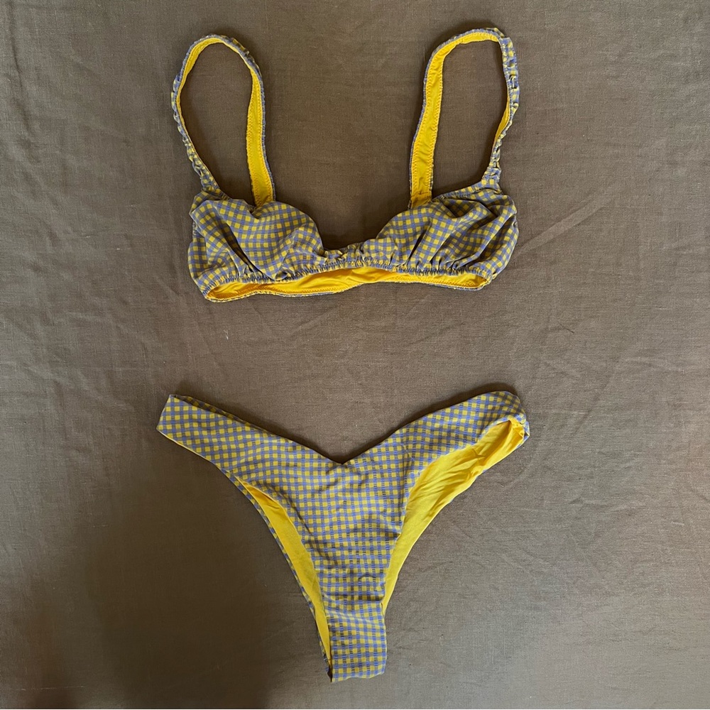WeWoreWhat checkered bikini
